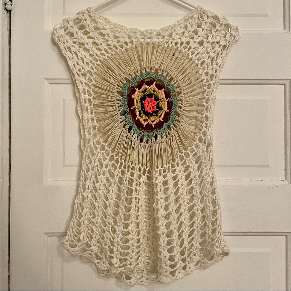 Beautiful Crocheted Top - Picture 1 of 4